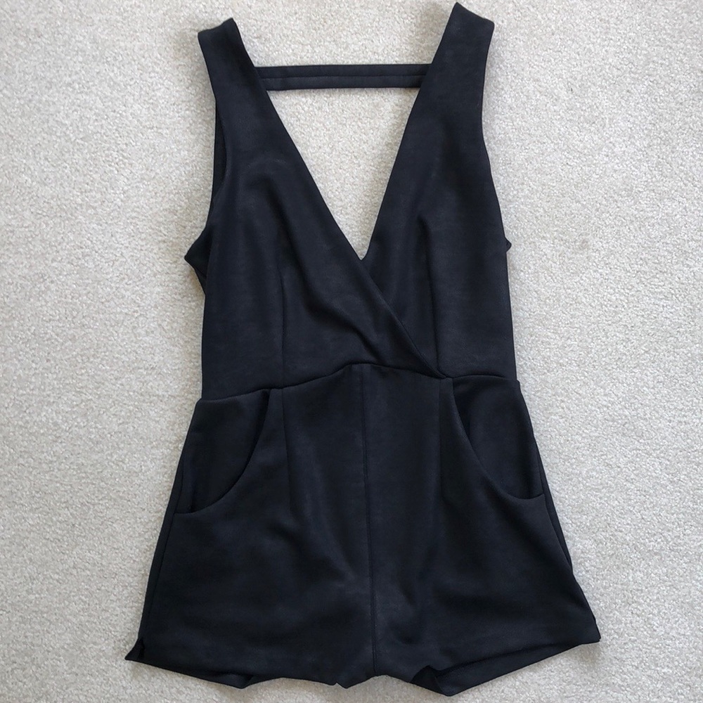 Free People Black romper